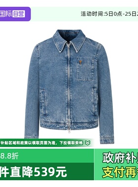 【自营】AMIPARIS秋冬新款男士经典棉质时尚休闲长袖牛仔夹克外套