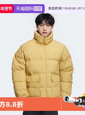 【自营】Adidas/阿迪达斯保暖立领运动鸭绒面包羽绒服KD1859