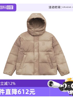 【自营】MLB 男女短款时尚休闲百搭晕染风连帽羽绒服3ADJB1556