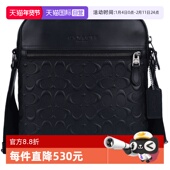 自营 COACH 蔻驰男士 小牛皮时尚 简约单肩斜挎包4009QBBK单肩包