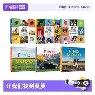 Let Momo 自营 英文原版 早教 Knapp 幼儿科普百科绘本 预售 狗狗摄影书 让我们找到莫莫 Find Andrew 儿童互动游戏学习书