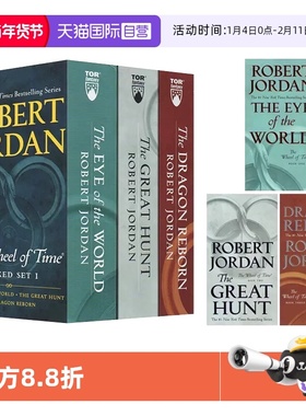 【自营】英文原版 The Wheel of Time Premium Boxed Set I 时光之轮 卷1-3 传奇奇幻著作 文学经典 罗伯特 乔丹 Robert Jordan