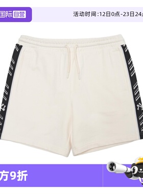 【自营】MLB男女同款运动裤休闲宽松透气五分裤3ASPS0123-50CRS