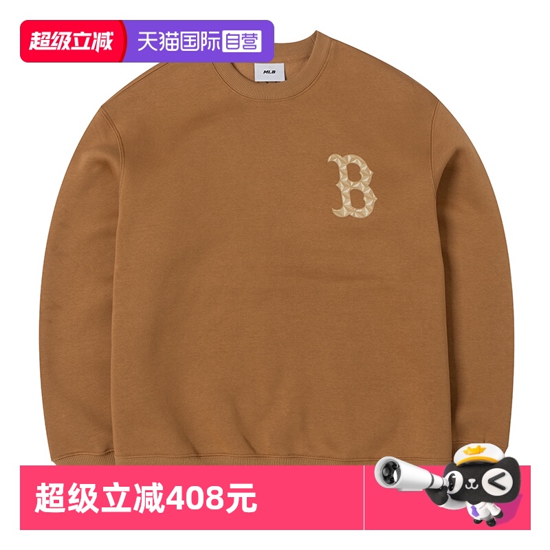 MLB圆领卫衣男装女装新款情侣