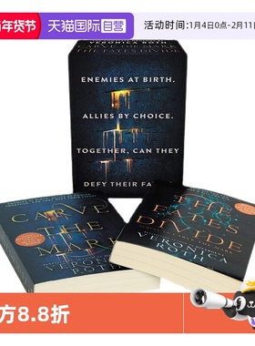 【自营】英文原版 Carve the Mark/The Fates Divide 死亡刻痕 2册合售 分歧者同作者Veronica Roth 青少读物儿童小说