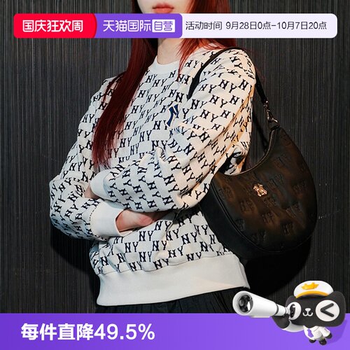 自营运动卫衣MLB休闲宽松
