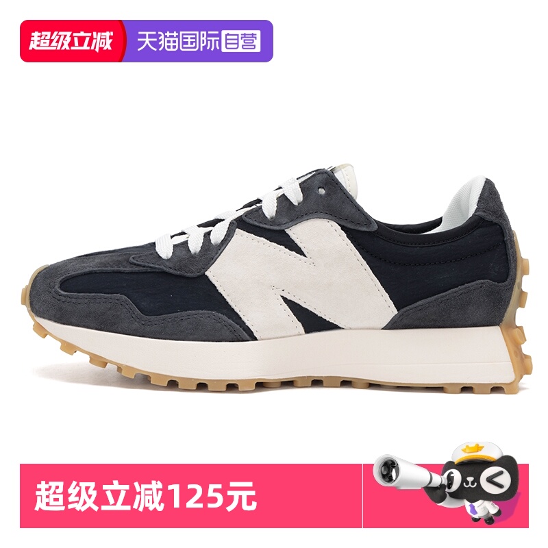 【自营】New Balance NB男女鞋327系列休闲鞋显高厚底鞋潮流V头鞋