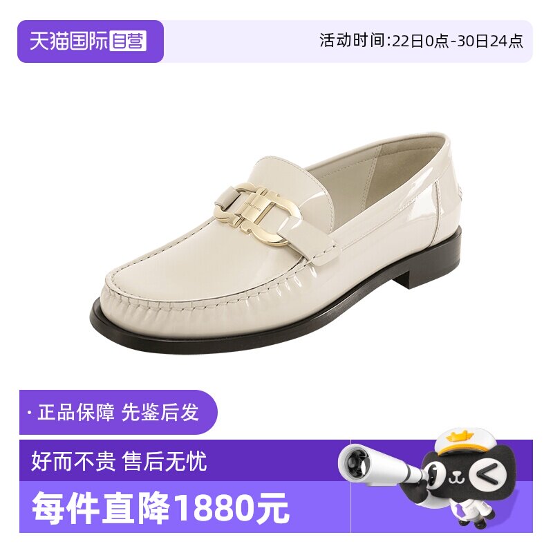 FERRAGAMO牛皮乐福鞋皮鞋单鞋