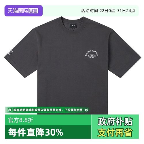 MLB情侣短袖男女装透气T恤