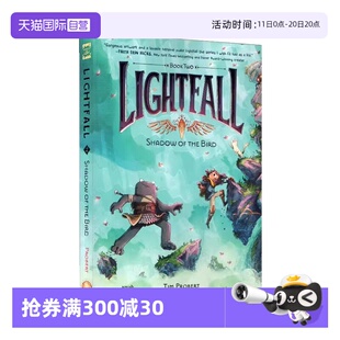 Bird 自营 全彩漫画绘本图画书 章节小说 Lightfall 图像式 英文原版 青少年课外阅读 Shadow 儿童友谊冒险主题 the