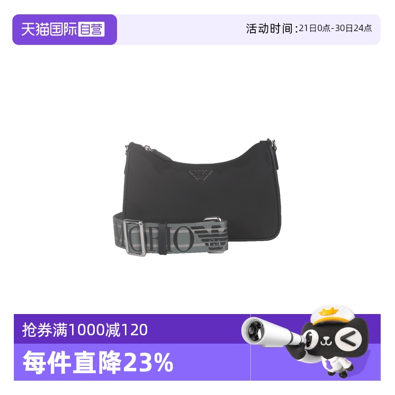 【自营】EMPORIO ARMANI/阿玛尼女士迷你拉链开合锦纶单肩斜挎包