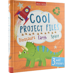 【自营】Cool Project Files 儿童科普研学系列 恐龙地球太空 百科读物 英语课外阅读 英文原版进口儿童图书