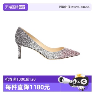 婚鞋 Choo周仰杰高跟鞋 Jimmy 吉米周Romy60水晶渐变女鞋 自营