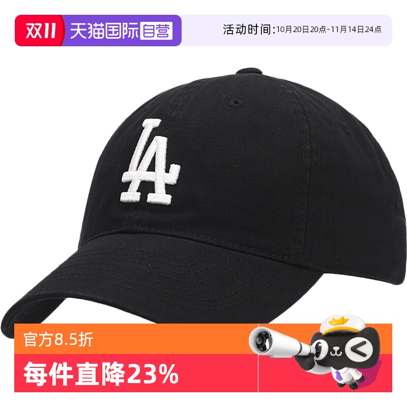 MLB帽子男女帽子新款运动帽