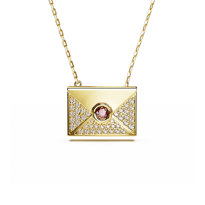 【自营】Swarovski/施华洛世奇Letra情书锁骨项链女锁骨链轻奢