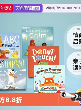 【自营】Donut Touch ABC 趣味成长故事绘本 情商启蒙 亲子读物 品行习惯管理 学分享 学数数 英语早教读物 英文原版进口儿童图书