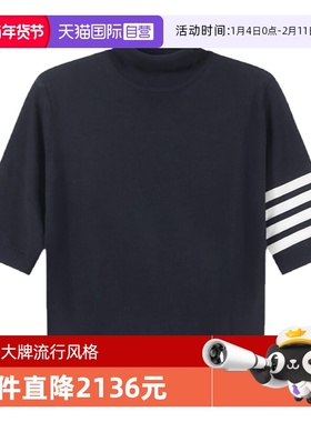 【自营】Thom Browne女士高领衫薄款羊毛衫针织衫 FKA434A Y1014