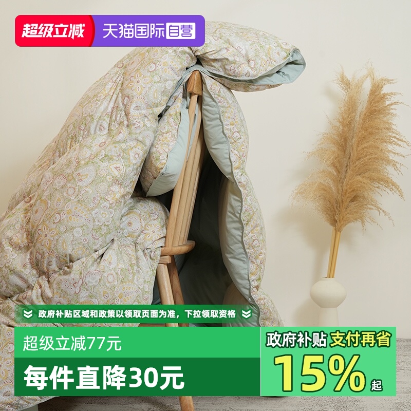 斯诺曼白鹅绒丝被春秋被冬被