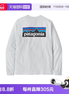 patagonia长袖T恤男款印花