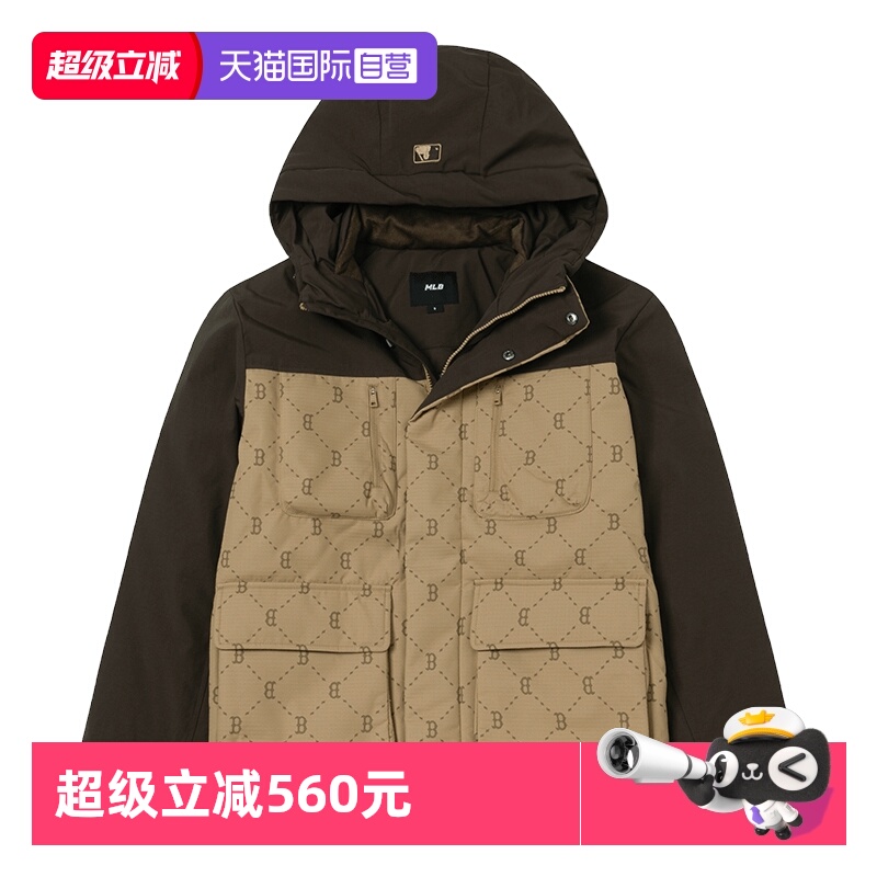 【自营】MLB羽绒服男女装新款复古老花运动服户外休闲服保暖外套