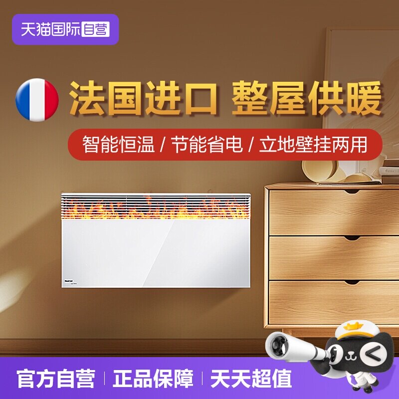 【自营】法国诺朗Noirot进口取暖器电暖气家用客厅节能速热暖风机