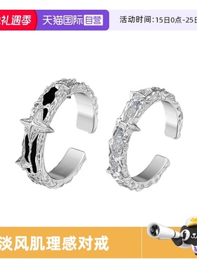 【自营】daisy beauty璀璨星河精致个性独特冷淡风肌理感情侣对戒