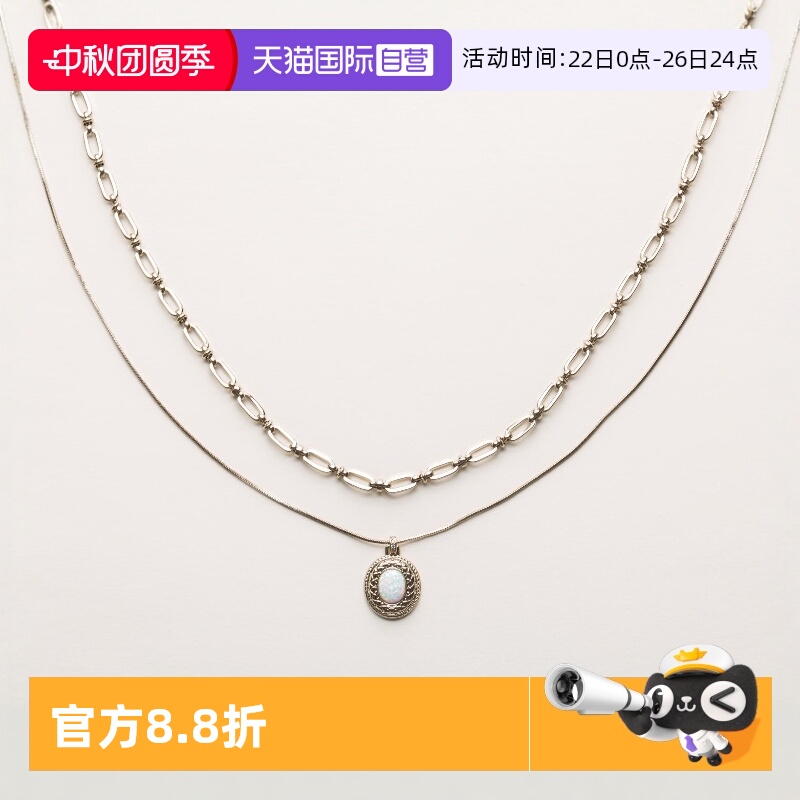 leqiyuan澳宝叠戴项链女小众设计