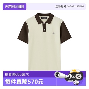 商场同款 Polo 男 纯棉撞色拼接针织休闲Polo衫 自营 Marc