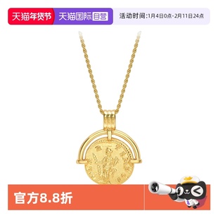 【自营】daisy beauty英国复古罗马硬币项链女原创小众项链礼物