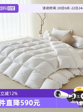 【自营】DorrinNessin抗菌A类90白鸭绒羽绒被芯 夏被春秋被冬被子