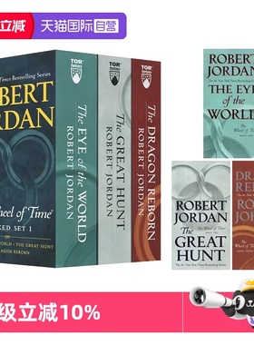 【自营】英文原版 The Wheel of Time Premium Boxed Set I 时光之轮 卷1-3 传奇奇幻著作 文学经典 罗伯特 乔丹 Robert Jordan