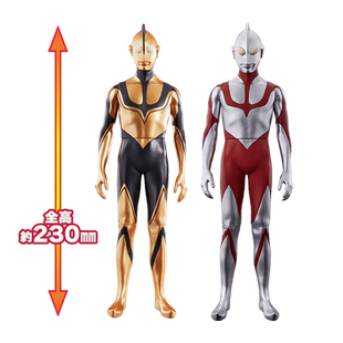 【自营】万代佐菲初代奥特曼软胶人偶大号电影版新奥特曼手办玩具