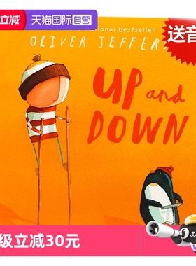【自营】英文原版绘本 Oliver Jeffers Up and Down 飞天梦想 平装 奥利弗杰弗斯 儿童图画书 智慧小孩系列 Lost and Found同作者