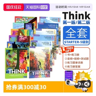 進(jìn)口劍橋初中高中英語教材 練習(xí)冊(cè)思維KET think教材 Think PET考試教輔外語 Starter Cambridge 原版 5級(jí)別學(xué)生書 自營(yíng)