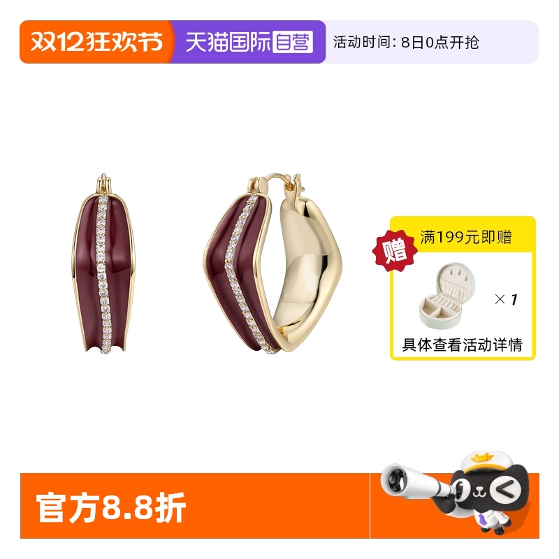 复古欧式女时尚穿搭耳钉小众