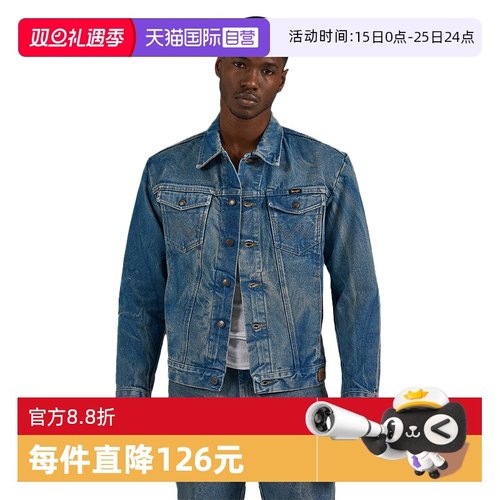 Wrangler/威格男士牛仔上衣
