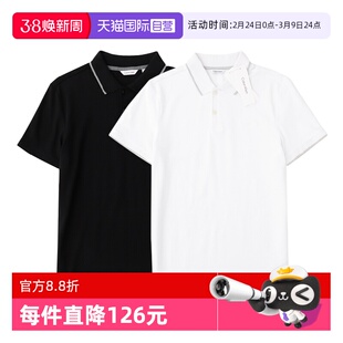 【自营】亏本清仓 Calvin Klein网球穿搭男宽松翻领POLO衫CK上衣