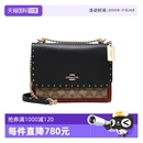 小方包印花单肩斜挎包小号风琴包女 自营 COACH 蔻驰女士时尚
