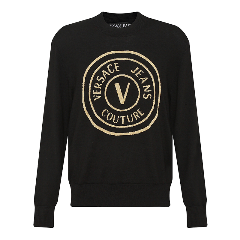 【自营】VERSACE JEANS COUTURE/范思哲男士毛衣73GAFM03 CM01A