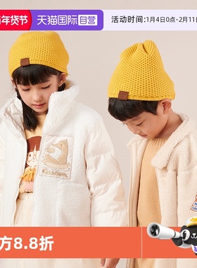 【自营】Creature Habits儿童针织帽加绒冬季帽加厚帽子休闲