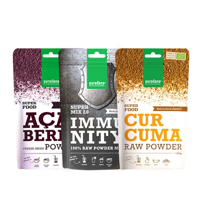 purasana巴西莓灵芝粉姜黄
