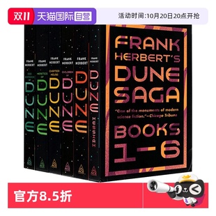 甜茶张震同名电影科幻小说 当代科幻史诗畅销书 Dune Herbert Frank 弗兰克赫伯特 雨果奖星云奖 英文原版 沙丘六部曲套装 自营