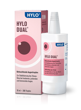 【自营】海露HYLO DUAL滴眼液隐形眼镜眼药水10ml 佩戴美瞳直接滴