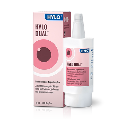 【自营】海露HYLO DUAL滴眼液隐形眼镜眼药水10ml 佩戴美瞳直接滴