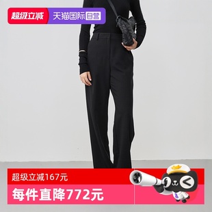 Polo 休闲西裤 自营 女 黑色直筒薄款 Marc 系列 品牌经典