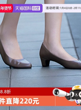 【自营】Soft Contact日本制懒人鞋舒适百搭小高跟单鞋女39520