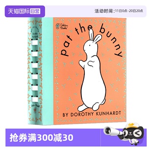 the Spend 自营 Pat 亲子互动书 婴幼香味玩具书 Bunny 英文原版 热销读物 如何消费经典 拍拍小兔子理财兔子 5岁盒装 触摸书