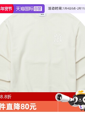 【自营】MLB卫衣男女情侣训练运动服休闲时尚跑步套头衫3AMTM0654