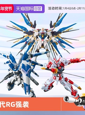【自营】万代高达拼装模型 RG飞翼零式闪光强袭自由红异端沙扎比