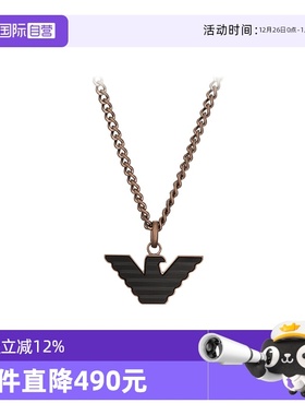 Armani阿玛尼项链男嘻哈鹰牌